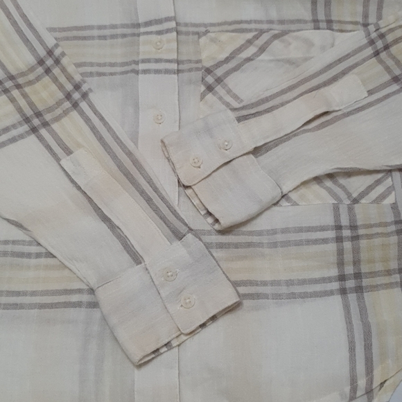 Free People Dolman Sleeve style Plaid Shirt - Picture 9 of 11